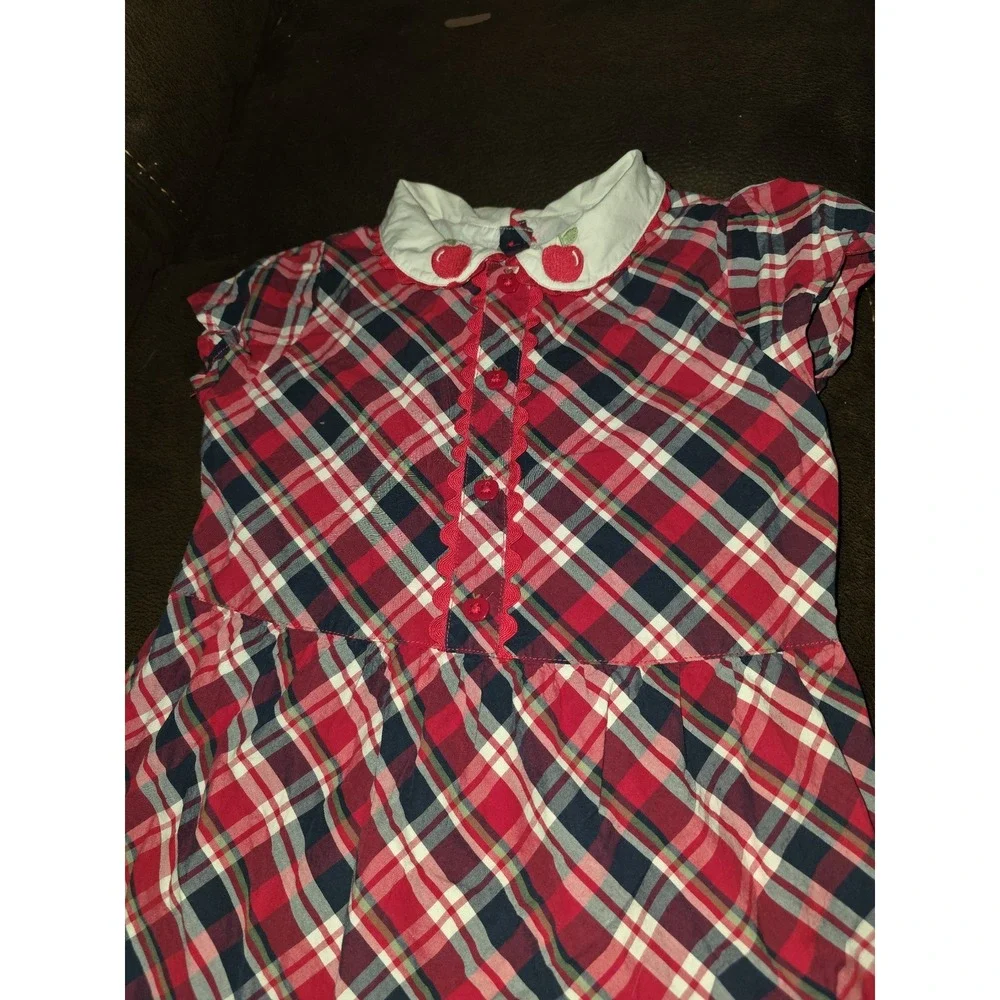 Gymboree classroom cutie back to school apple dress size 8
